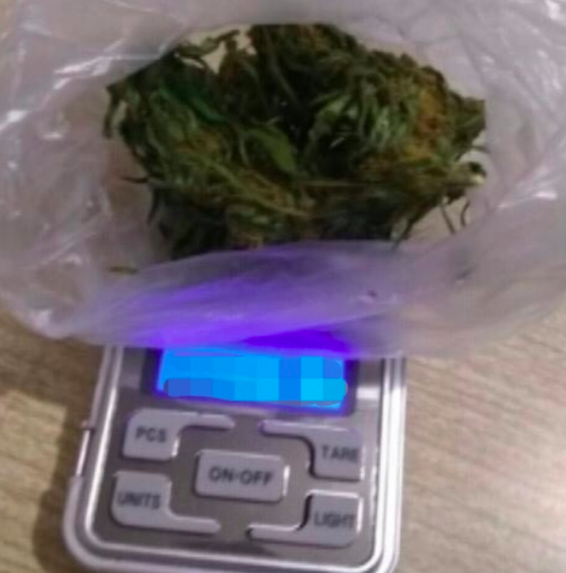Llevaba marihuana y lo aprehendieron